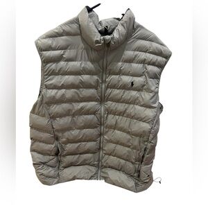 Ralph Lauren Polo Gray Puffer Vest